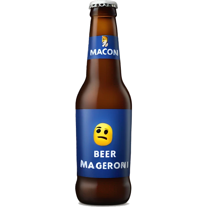 Macron drink beer  emoji