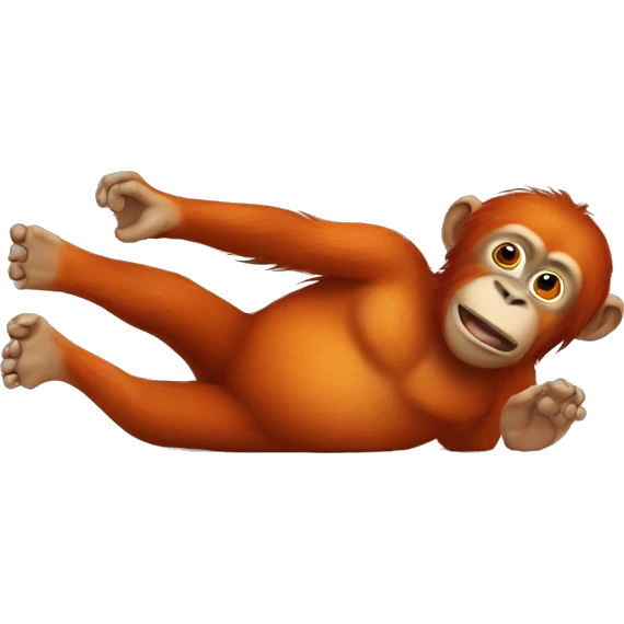 Orang outan body emoji