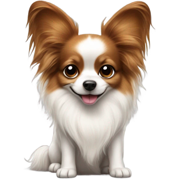 Papillon dog emoji