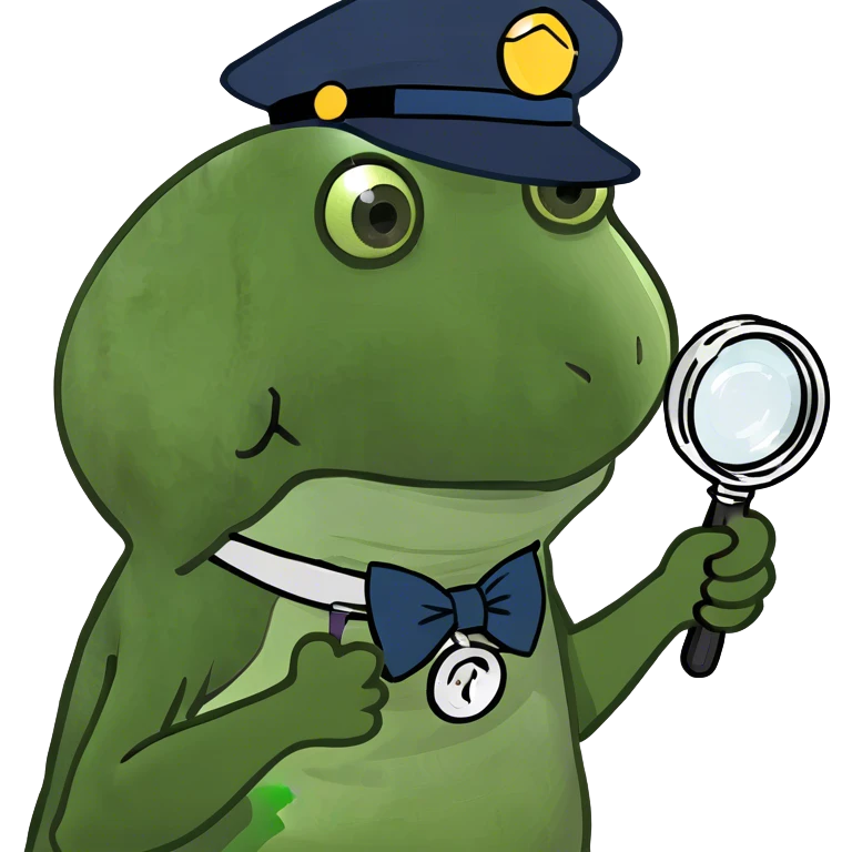 holding up a magnifying glass emoji