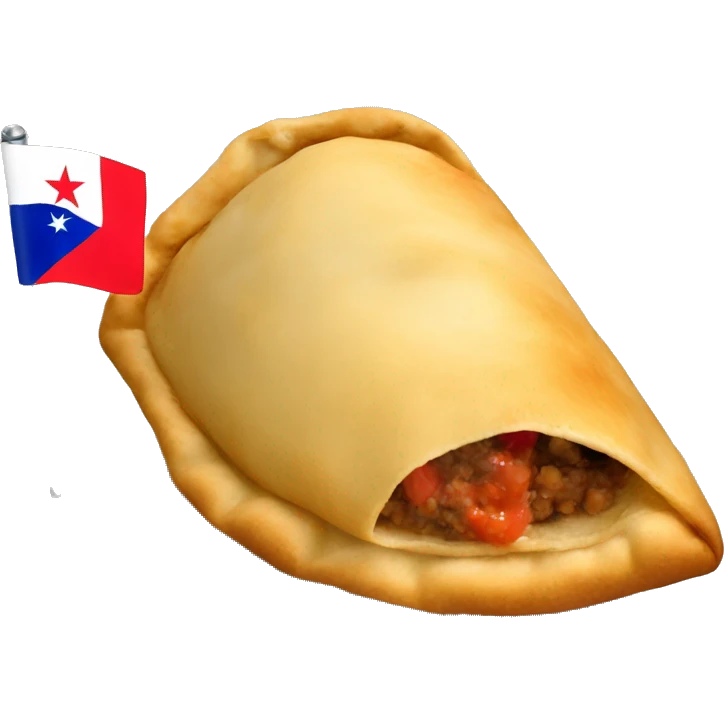 Empanadas with a little flag of Chile emoji