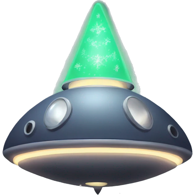xmas UFO emoji