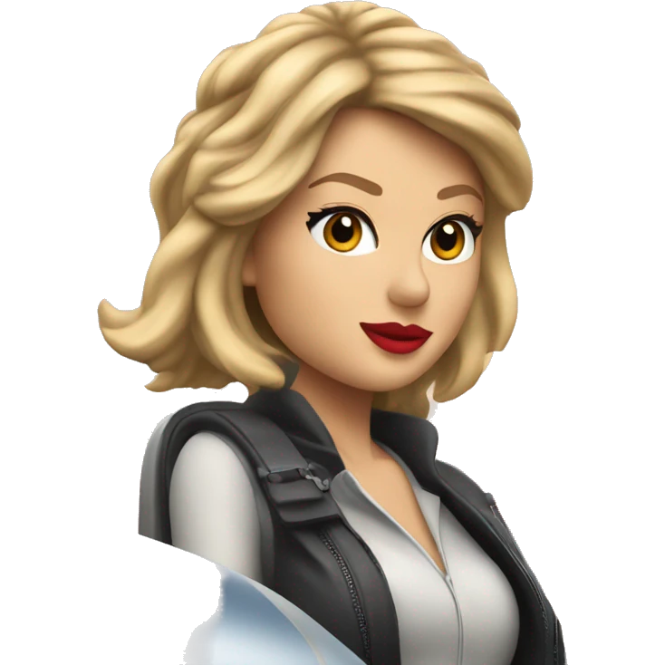 taylor swift riding a jet plane emoji