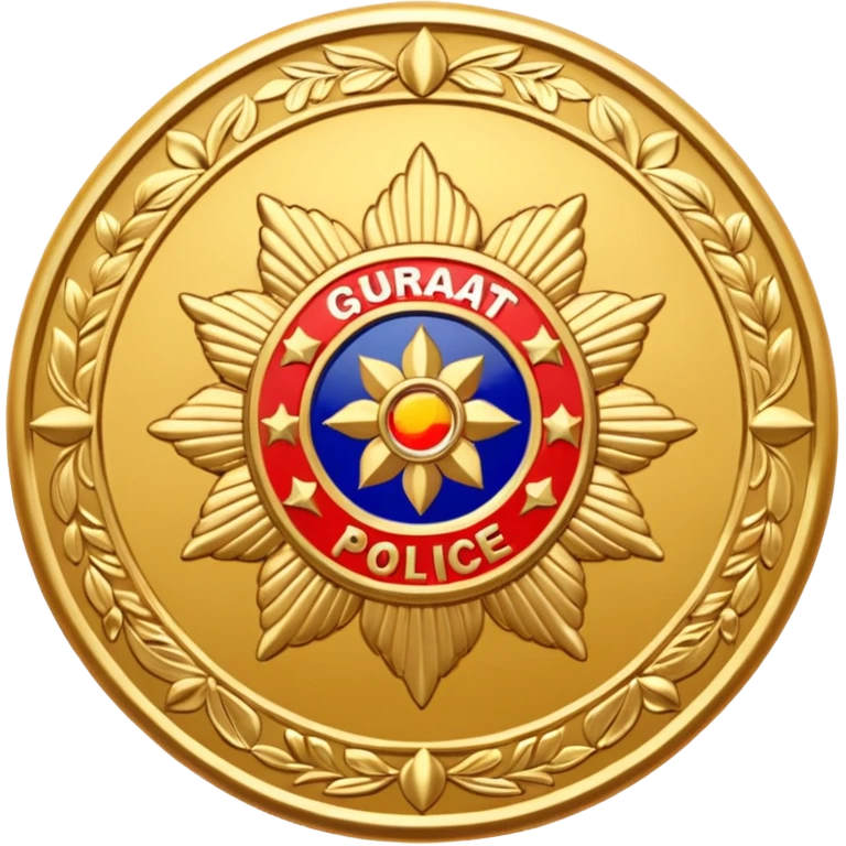 Gujarat police logo emoji