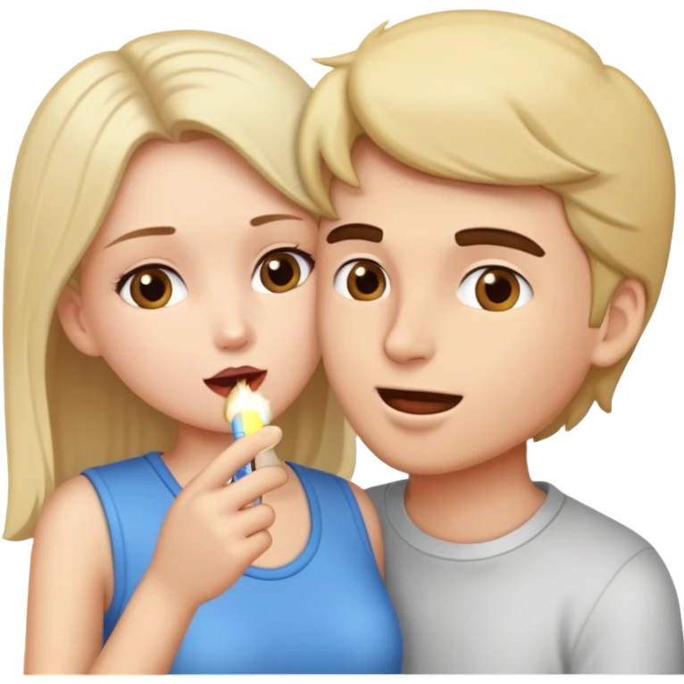 девушка сосет член парню, делает ему минет emoji
