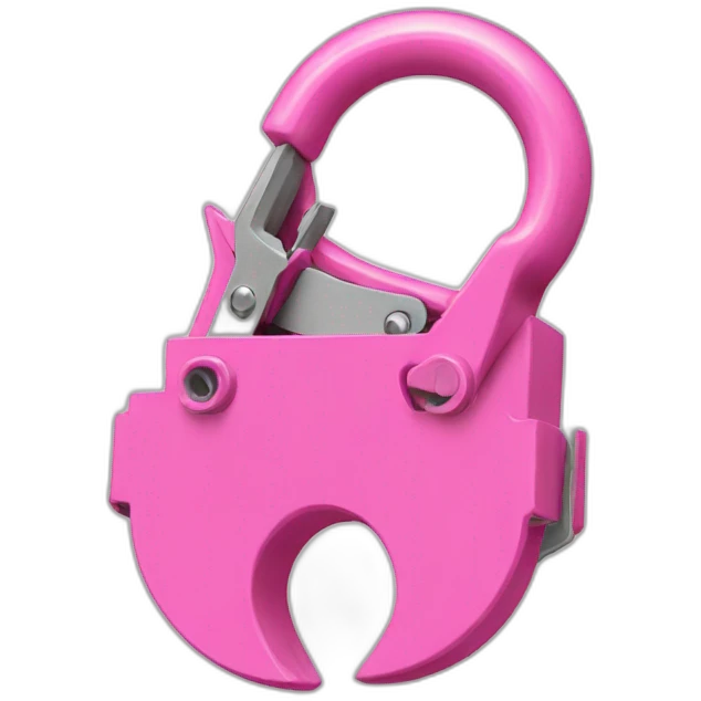 Two pink clamps emoji