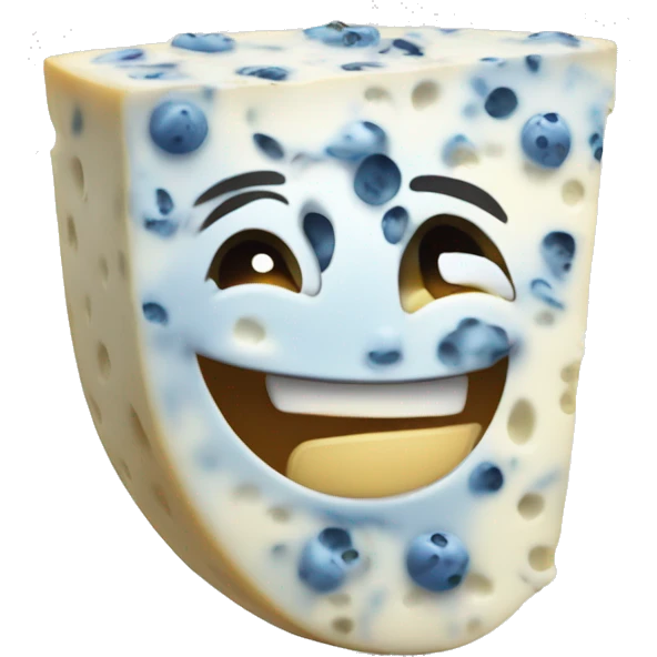 roquefort cheese laughing so hard  emoji