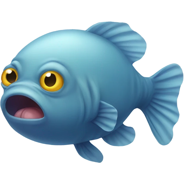 Blob fish emoji