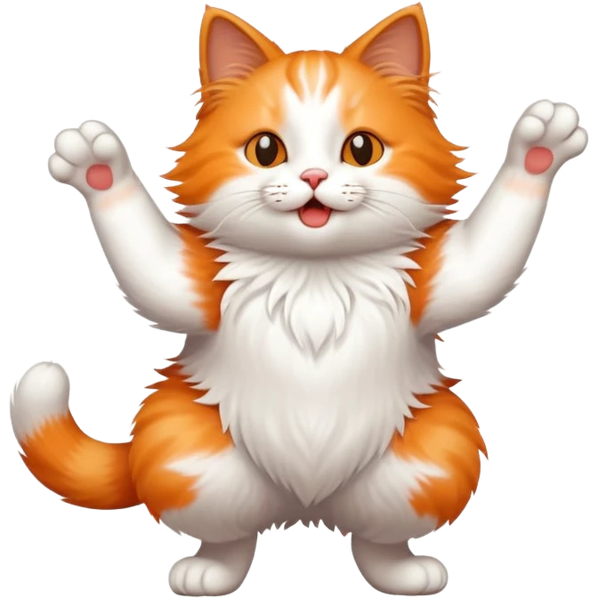 a cat daning  emoji