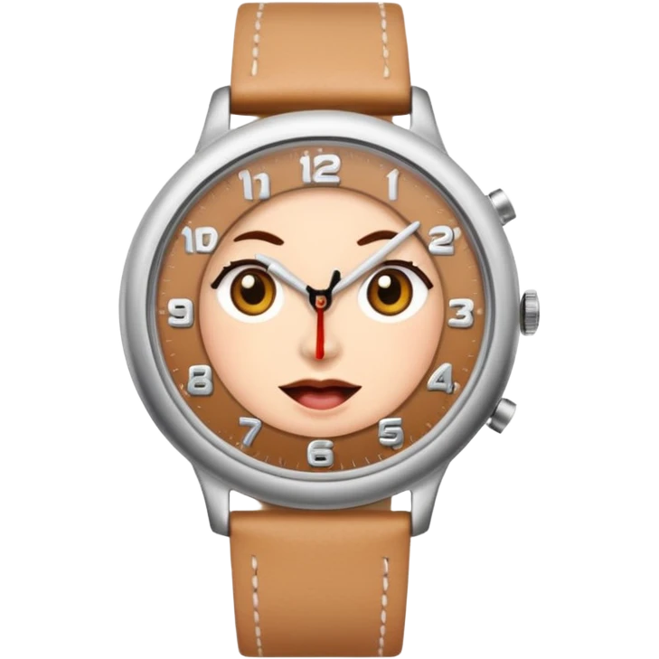 Surprisingly goofy once they open up. Strong, loyal, and incredibly supportive — but still hates wasting time. woman silly but with a watch  emoji