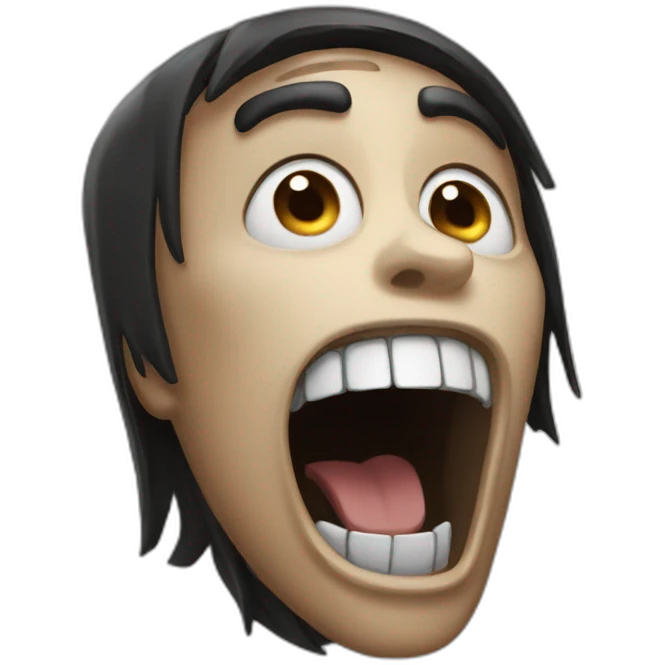 Scream emoji