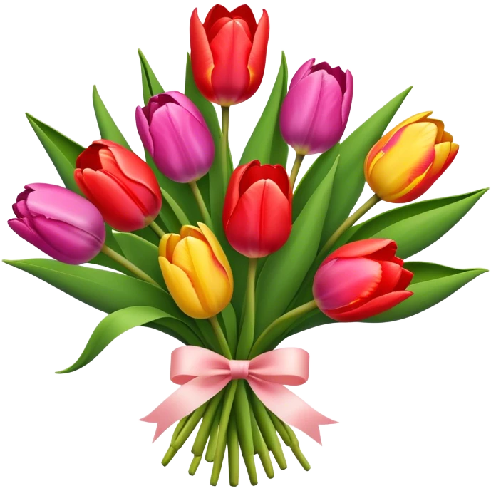  big bouquet of tulips emoji