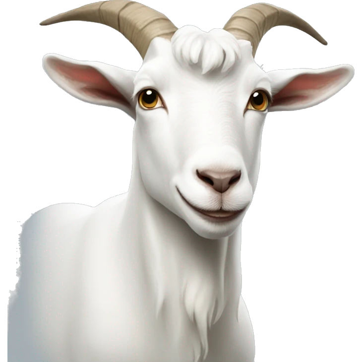 White goat emoji