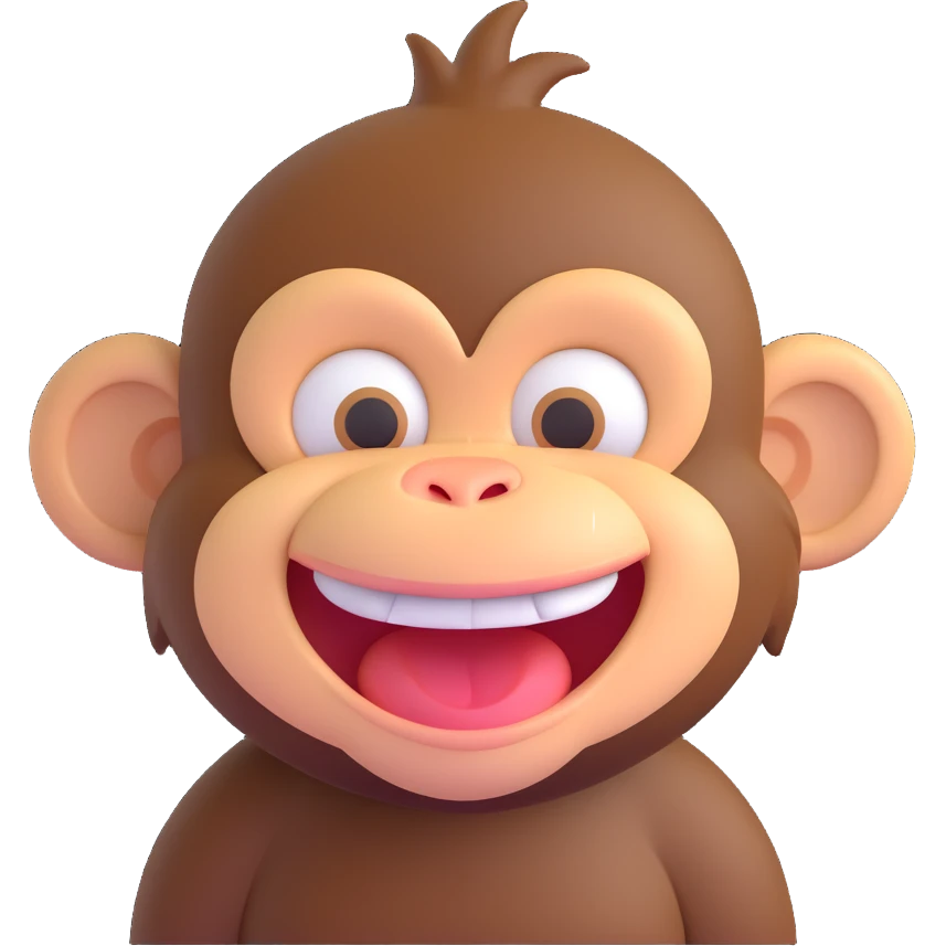 Monkey laugh  emoji