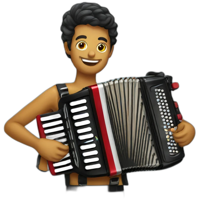 brazilian accordionist emoji