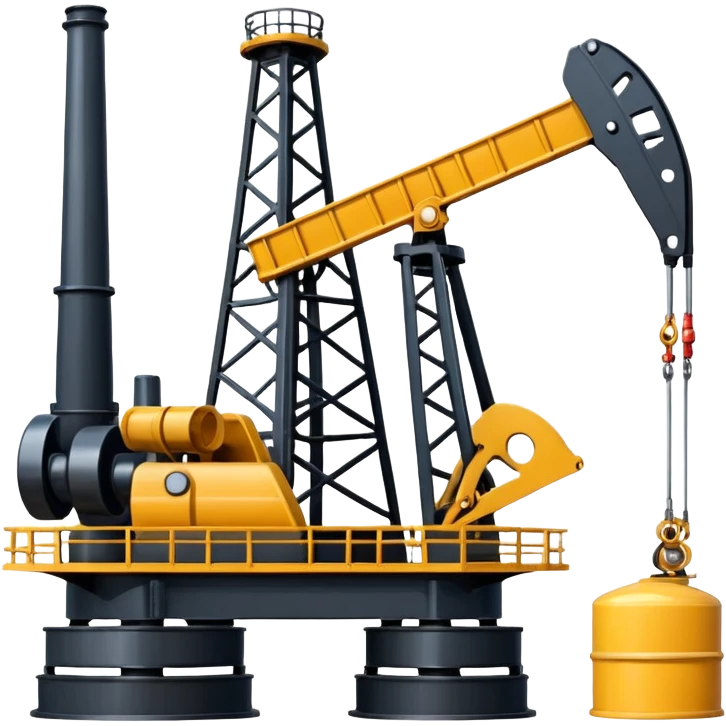 Land rig oil and gas emoji