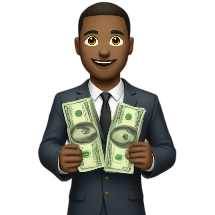 Andrew tate with money  emoji