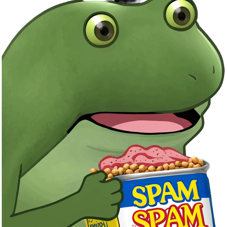 eating SPAM  emoji