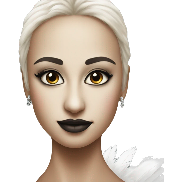 black swan, same as white swan emoji just black and facing the opposite direction emoji