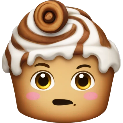 One cinnamon roll emoji