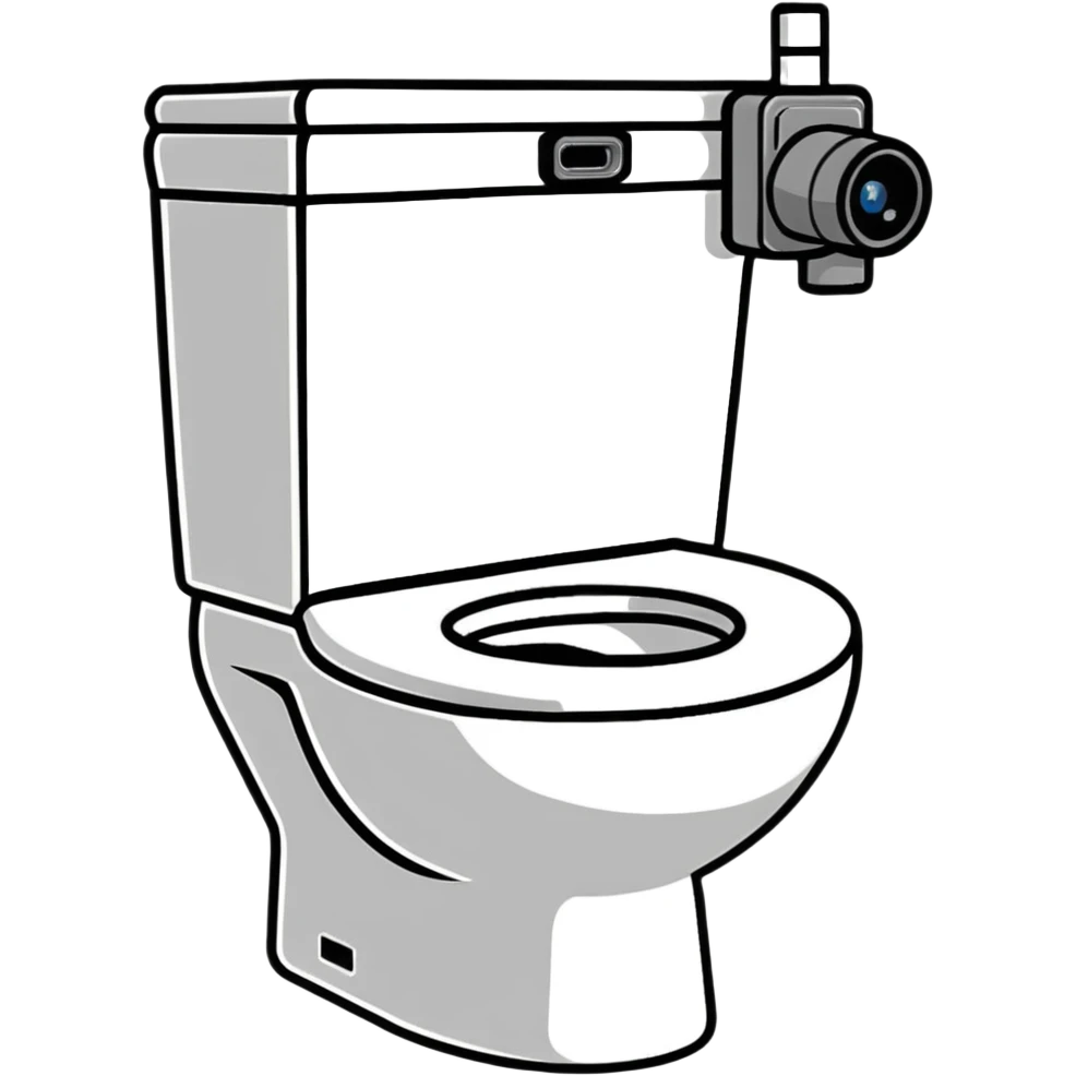 skibidi toilet with camera head emoji