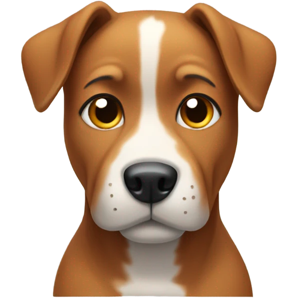 Dog with abs emoji