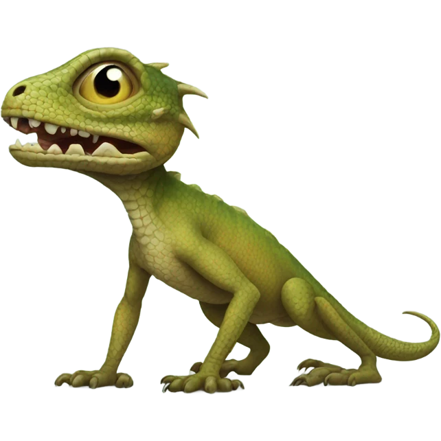 Dog lizard emoji