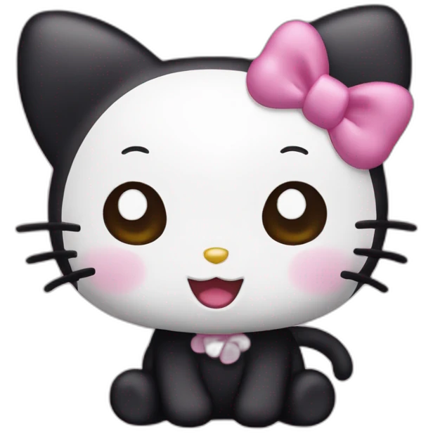 Kuromi hello kitty emoji