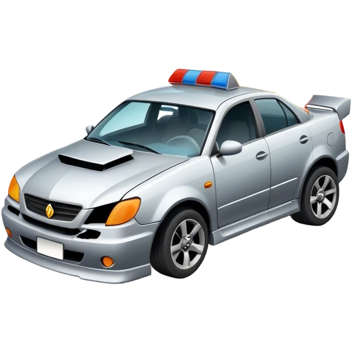 Car crash  emoji