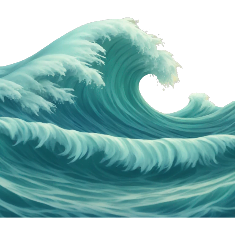Ocean waves emoji