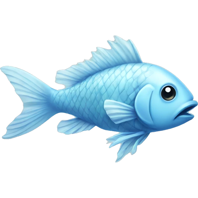 Icy fish emoji