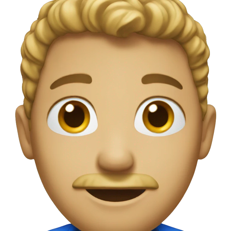 Emoji bleu emoji
