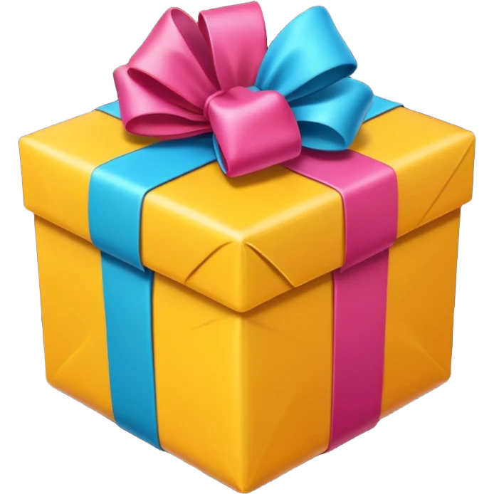 Un cadeau emballé qui sautille emoji