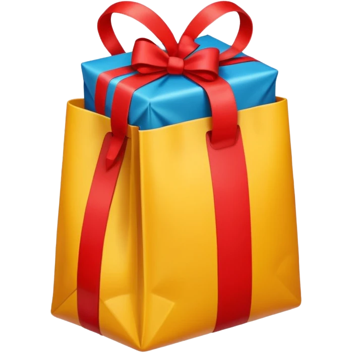a bag with presents emoji