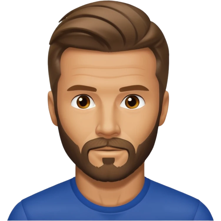 david becham beard emoji