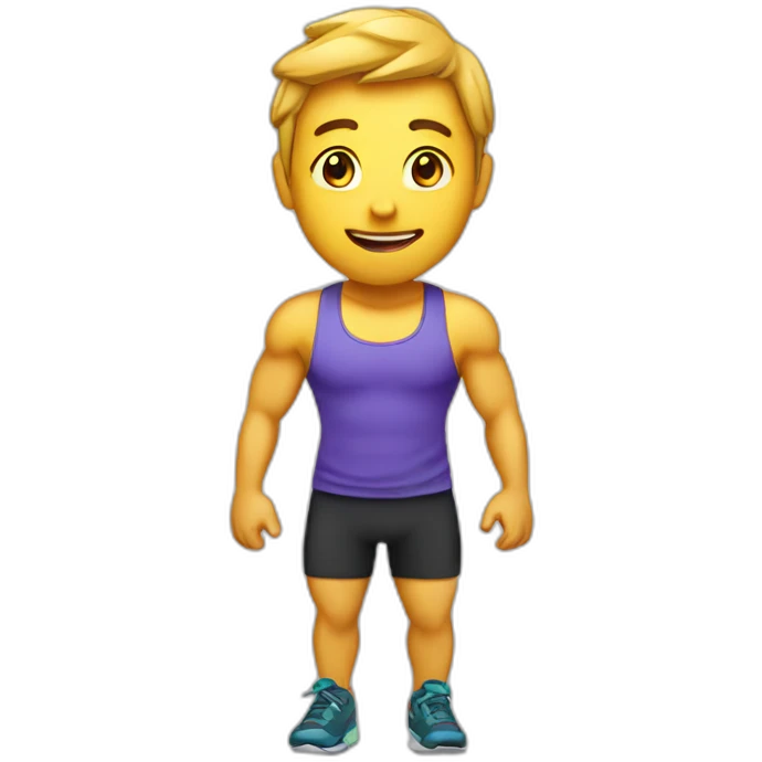 fitnes triner emoji