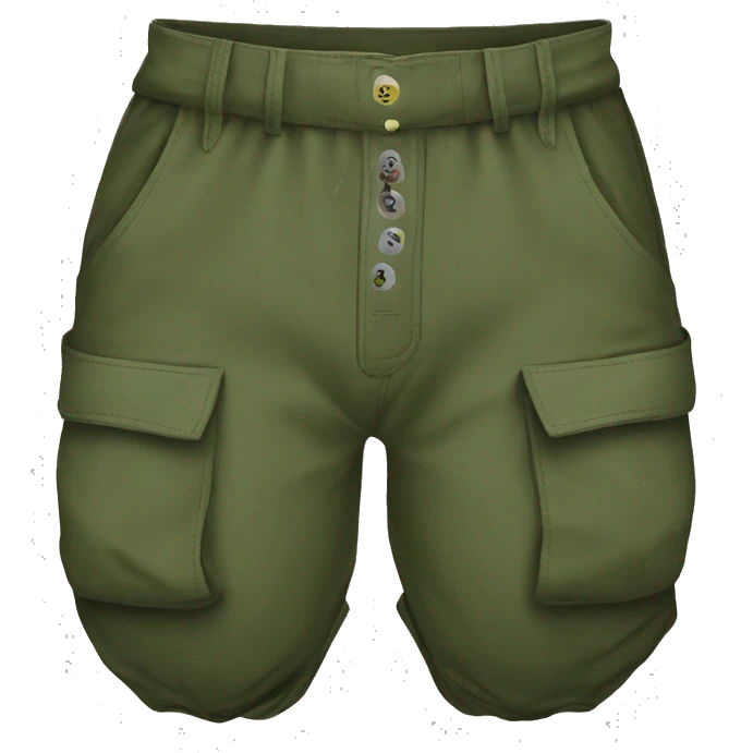 army green cargo knickers emoji