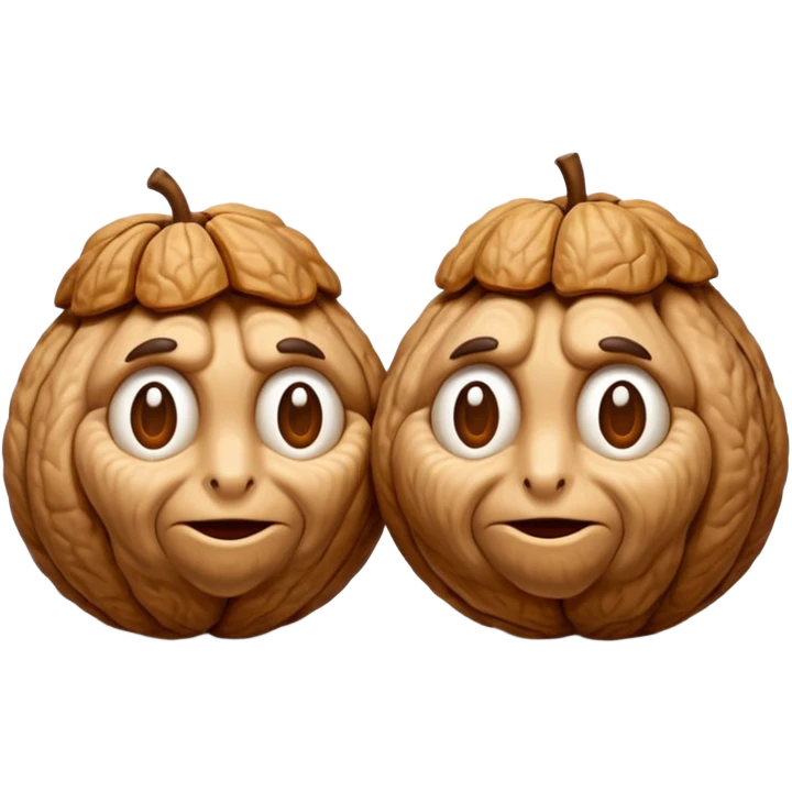  two wrinkly nuts emoji