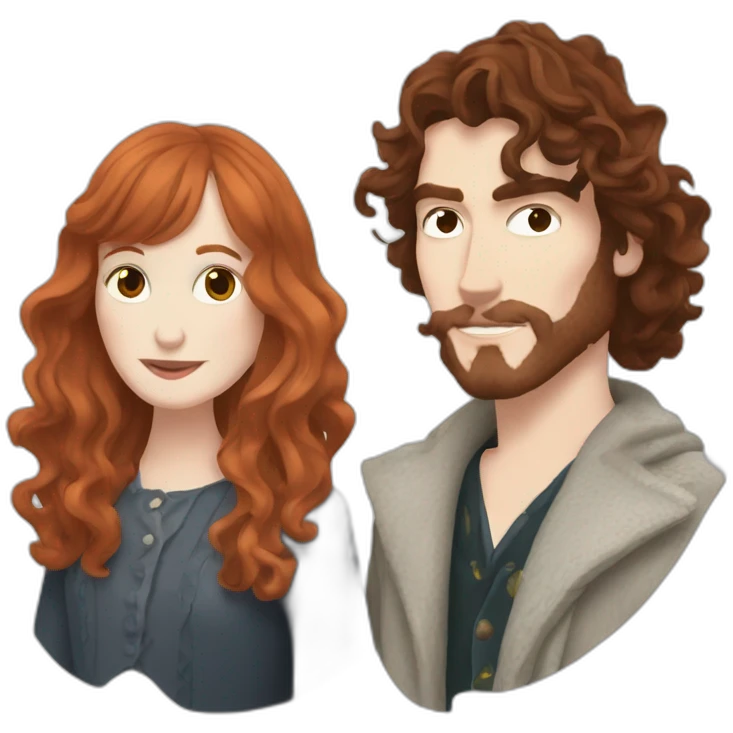 Florence welch and hozier emoji