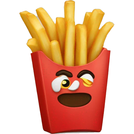 Macdonald French fries emoji