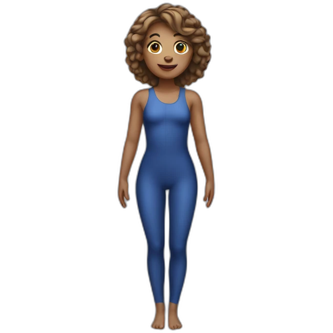 Woman in a Unitard emoji