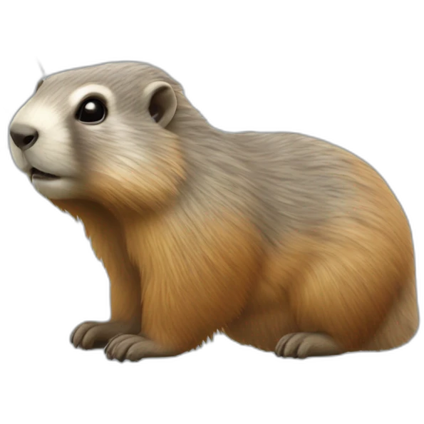 marmotte fleur emoji