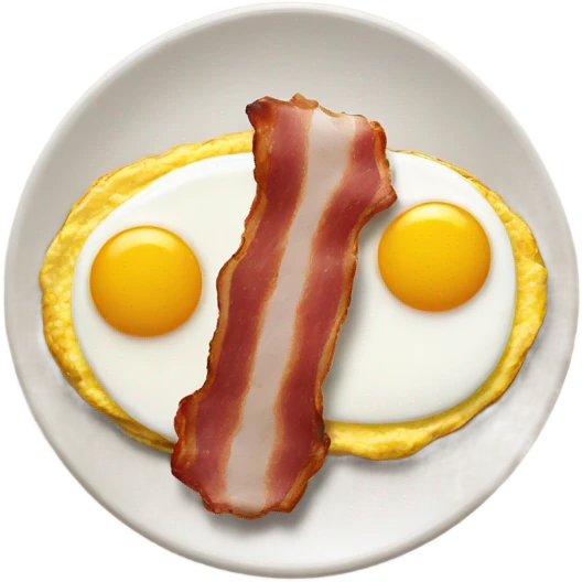 bacon and eggs emoji