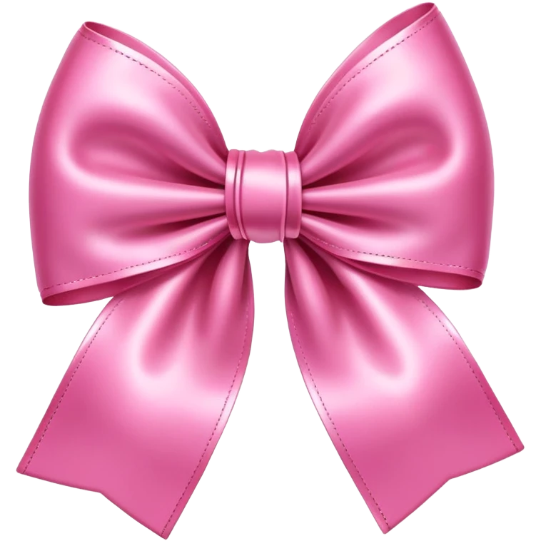 Pink bow emoji