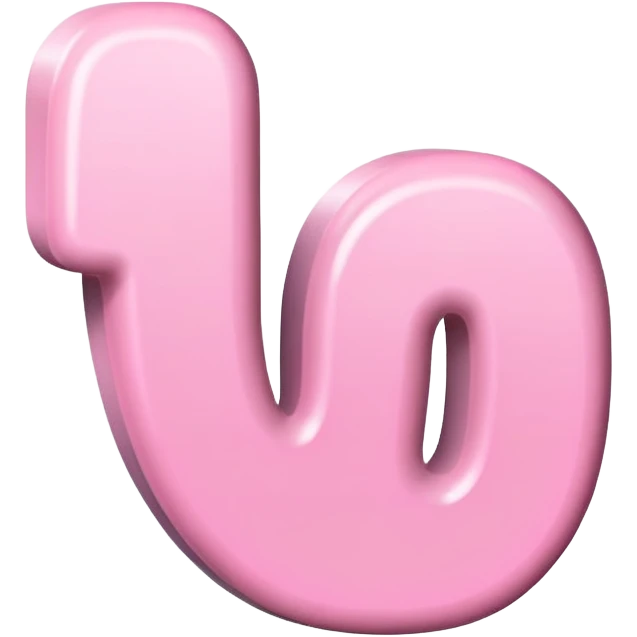 Pastel pink sing say "YES" emoji