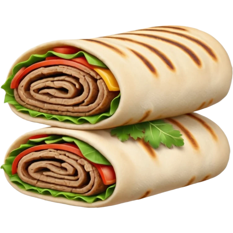 one shawarma emoji