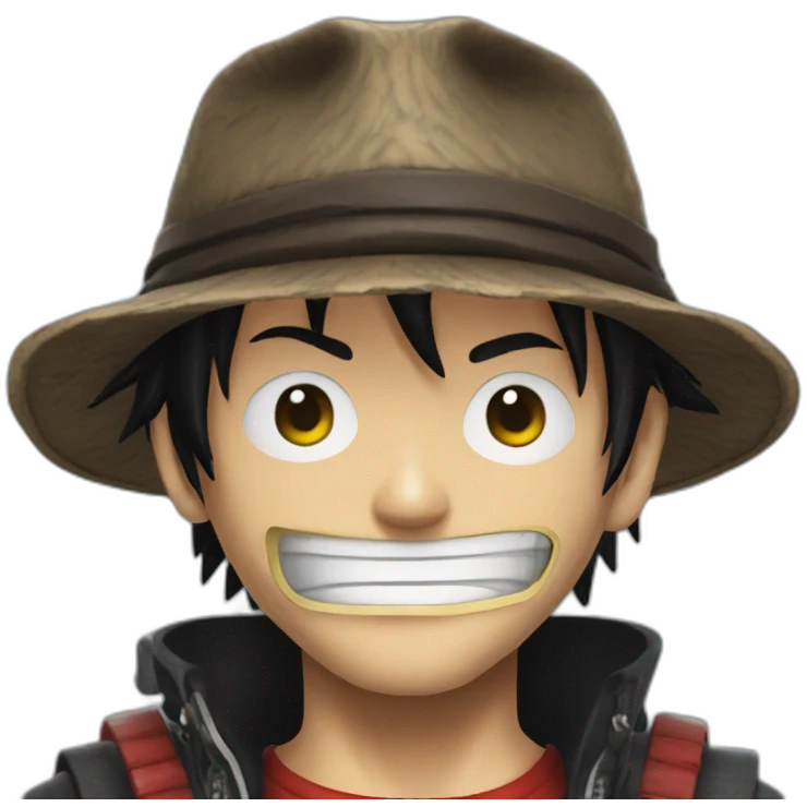 luffy cyberpunk emoji
