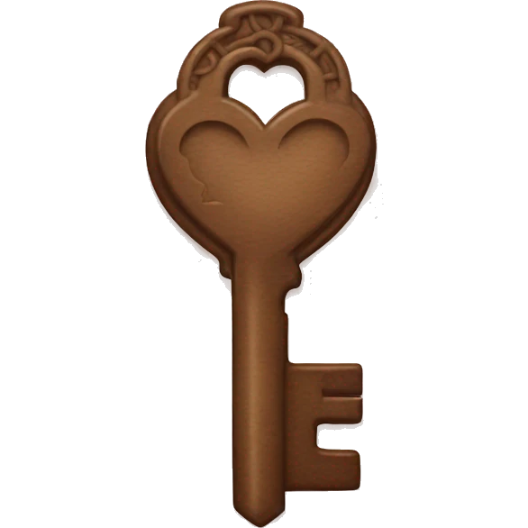 The key that opens the heart emoji