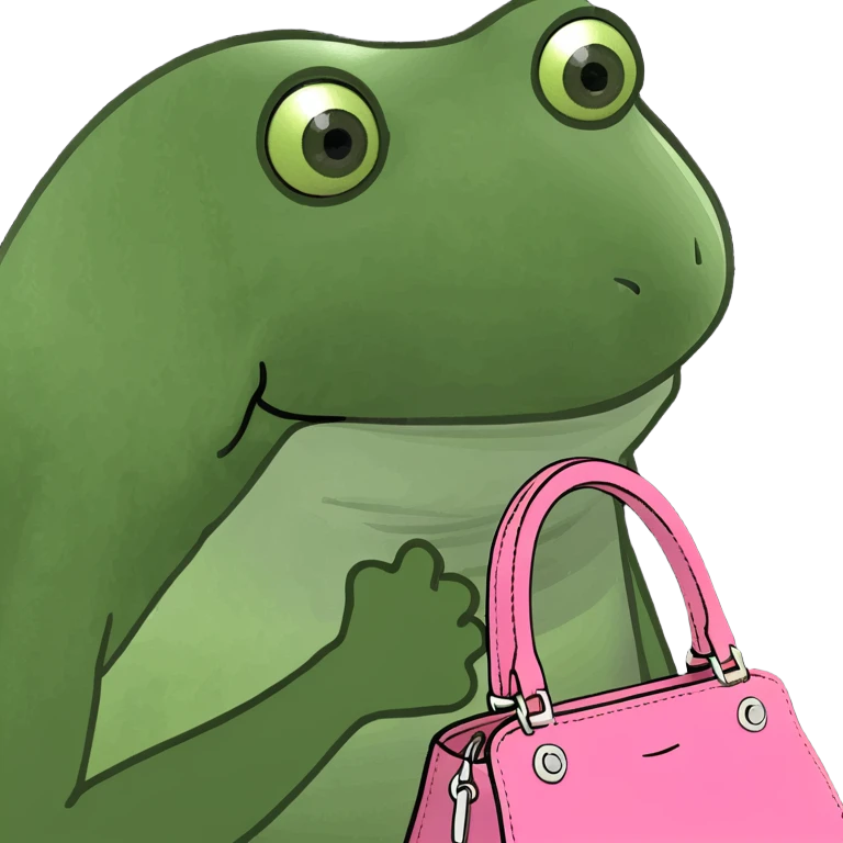 Pink purse emoji