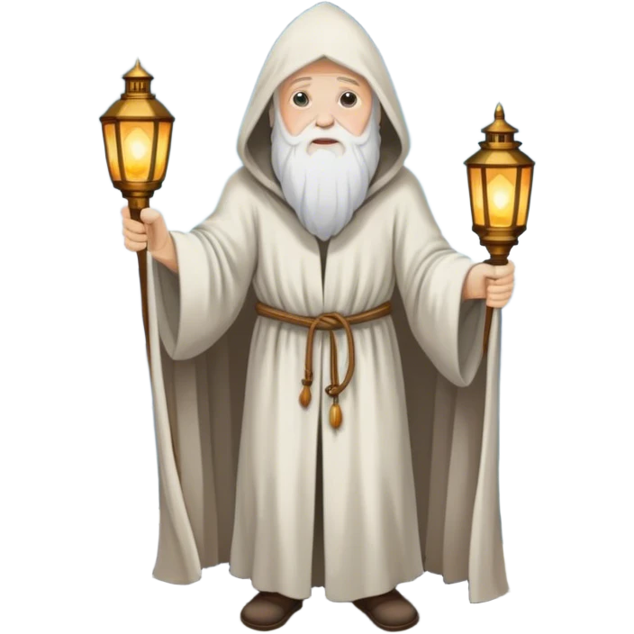 Tarot Card with the hermit on it emoji